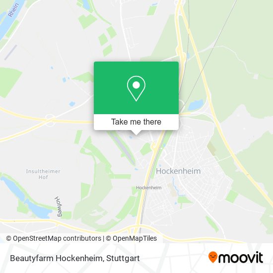Beautyfarm Hockenheim map