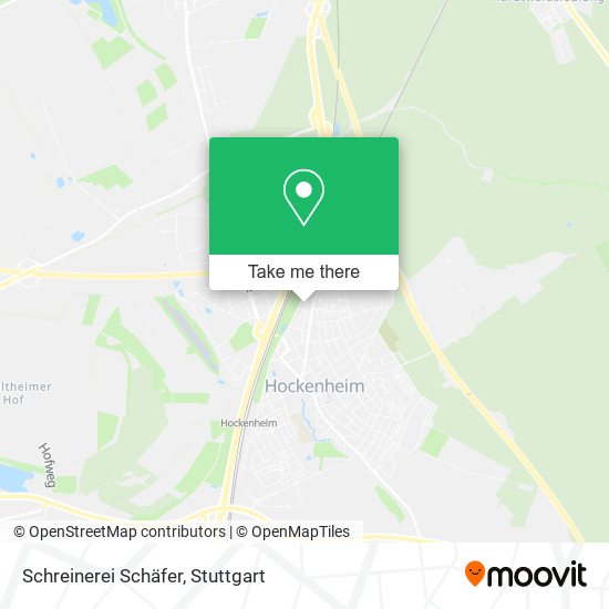 Schreinerei Schäfer map