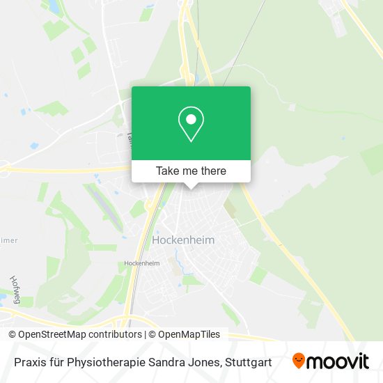 Praxis für Physiotherapie Sandra Jones map