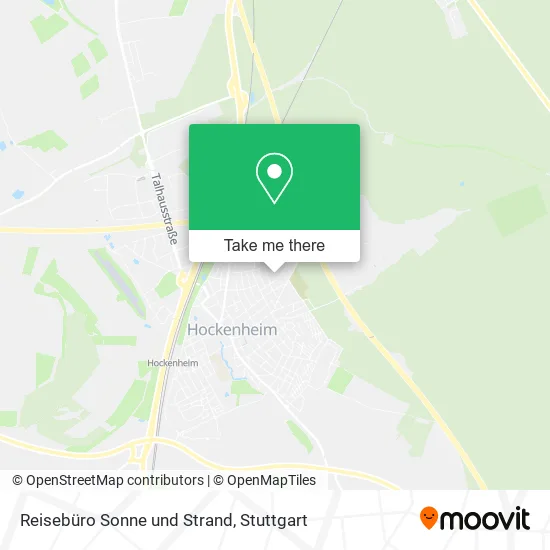 Карта Reisebüro Sonne und Strand