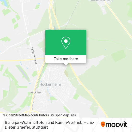 Карта Bullerjan-Warmluftofen und Kamin-Vertrieb Hans-Dieter Graefer