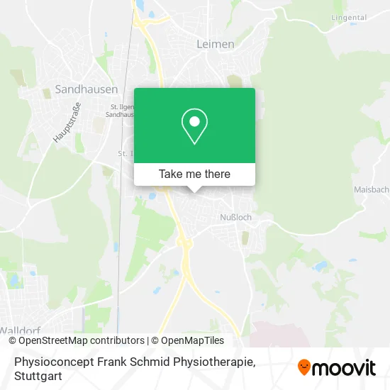 Карта Physioconcept Frank Schmid Physiotherapie