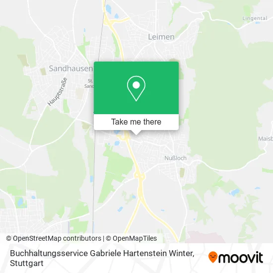 Карта Buchhaltungsservice Gabriele Hartenstein Winter