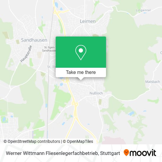 Карта Werner Wittmann Fliesenlegerfachbetrieb