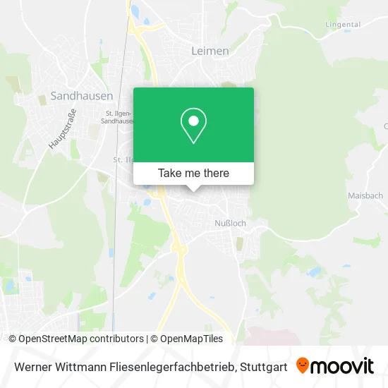 Карта Werner Wittmann Fliesenlegerfachbetrieb