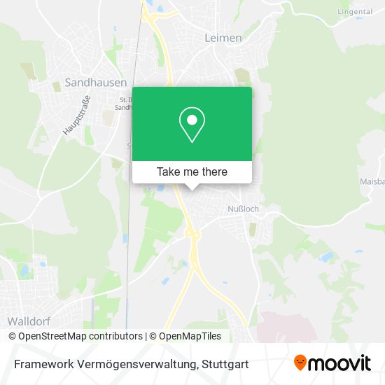 Framework Vermögensverwaltung map