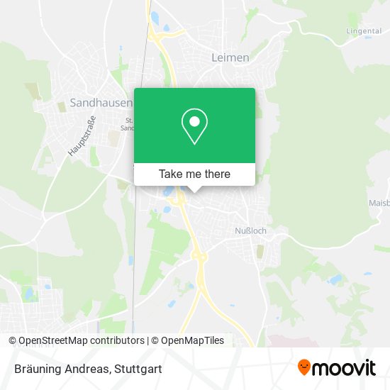 Bräuning Andreas map