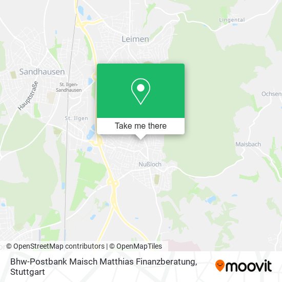 Карта Bhw-Postbank Maisch Matthias Finanzberatung