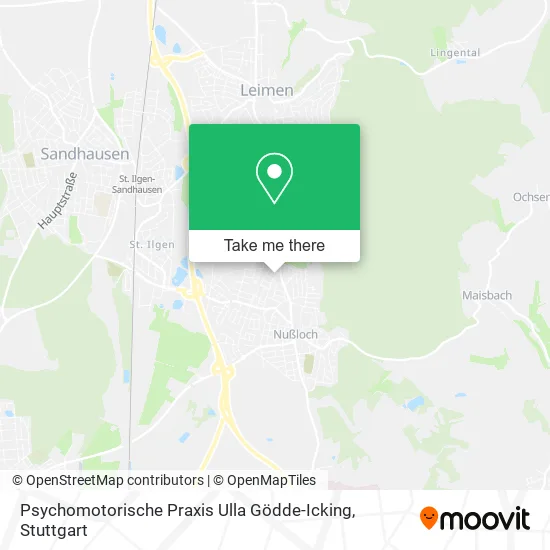 Карта Psychomotorische Praxis Ulla Gödde-Icking