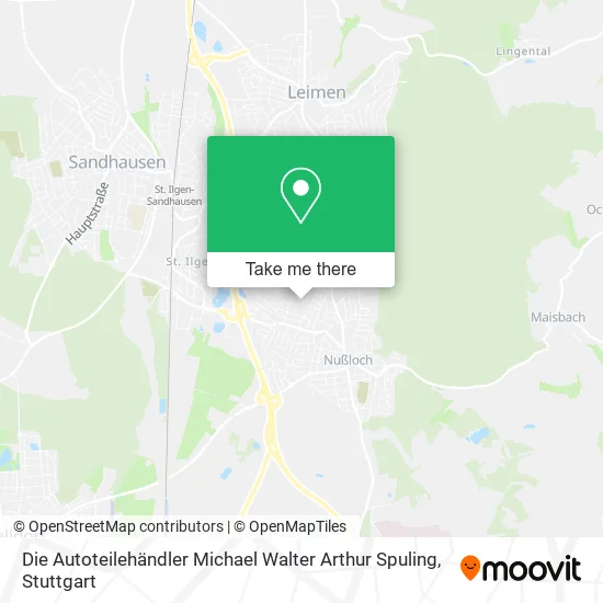 Карта Die Autoteilehändler Michael Walter Arthur Spuling