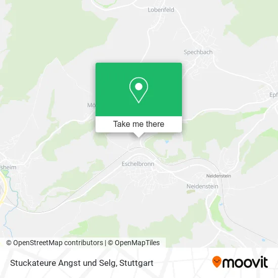 Stuckateure Angst und Selg map