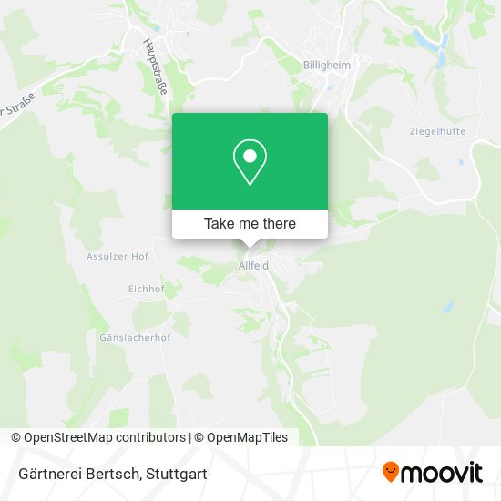 Gärtnerei Bertsch map