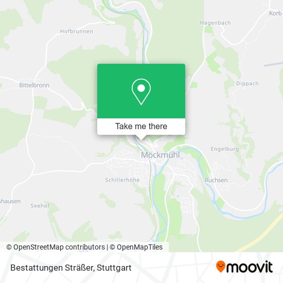 Bestattungen Sträßer map