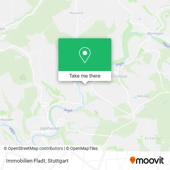 Карта Immobilien Fladt