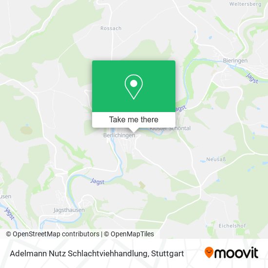 Карта Adelmann Nutz Schlachtviehhandlung