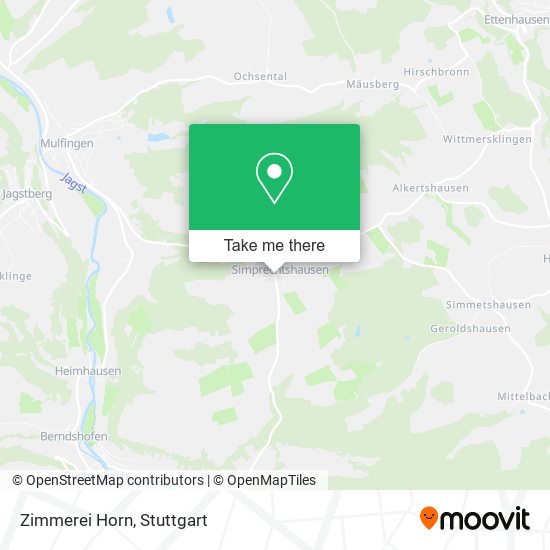 Карта Zimmerei Horn