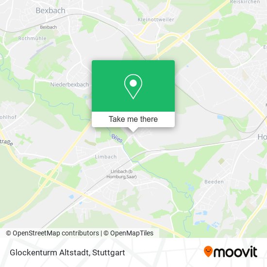 Glockenturm Altstadt map