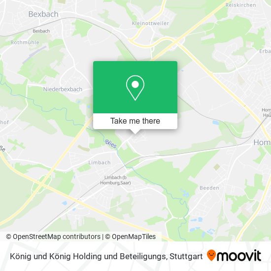 König und König Holding und Beteiligungs map