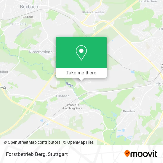 Карта Forstbetrieb Berg
