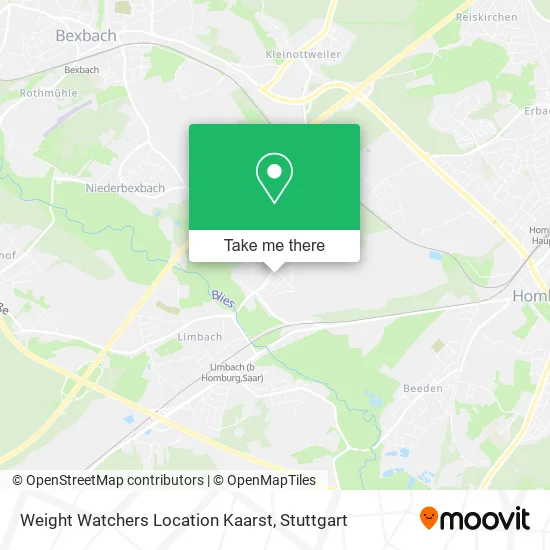 Карта Weight Watchers Location Kaarst