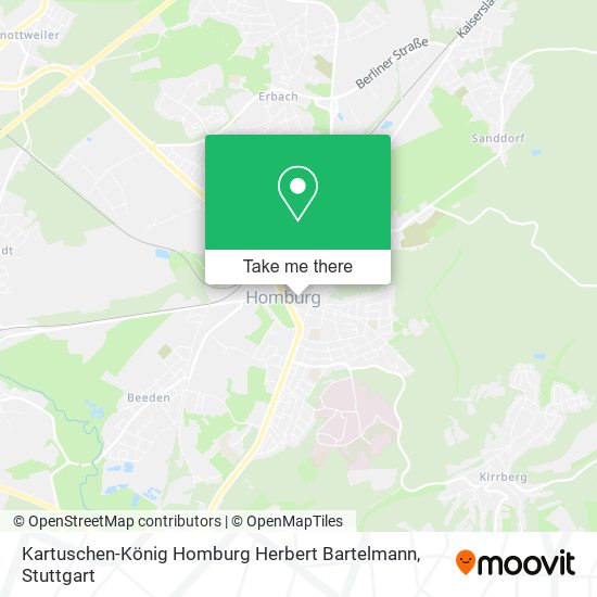 Kartuschen-König Homburg Herbert Bartelmann map