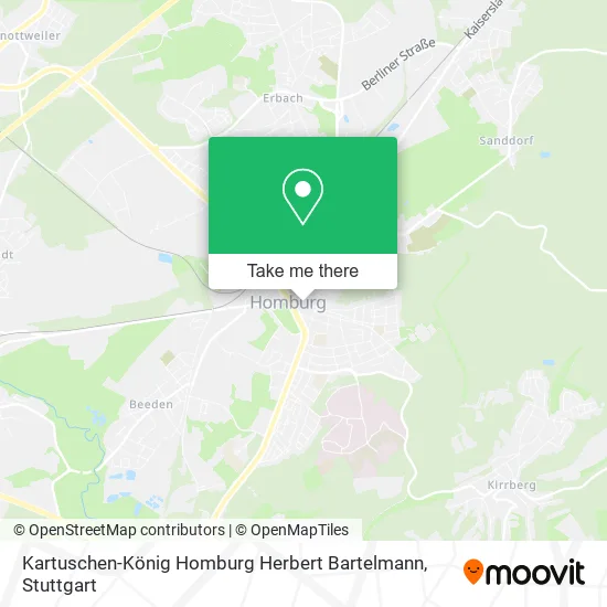 Карта Kartuschen-König Homburg Herbert Bartelmann