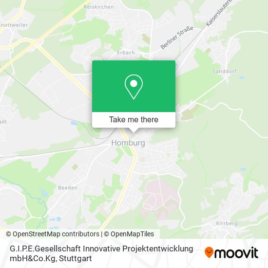 G.I.P.E.Gesellschaft Innovative Projektentwicklung mbH&Co.Kg map