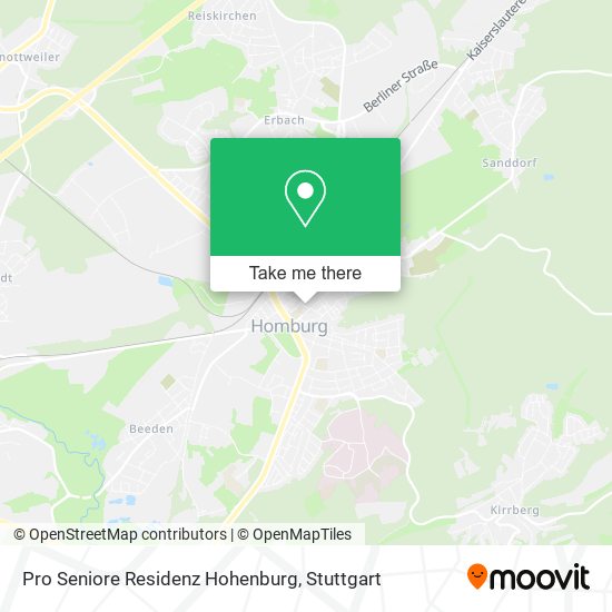 Pro Seniore Residenz Hohenburg map