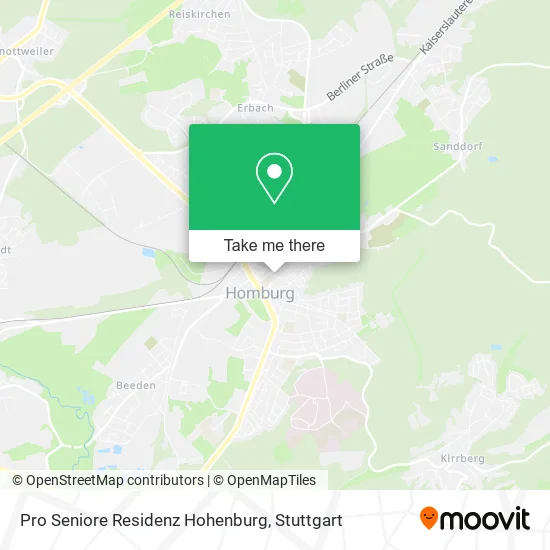 Карта Pro Seniore Residenz Hohenburg