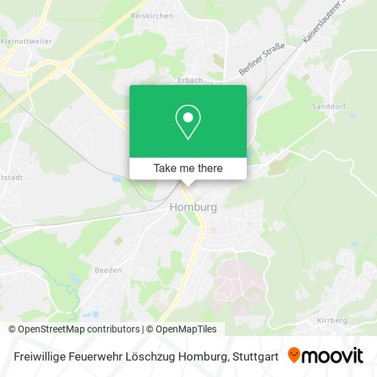 Freiwillige Feuerwehr Löschzug Homburg map