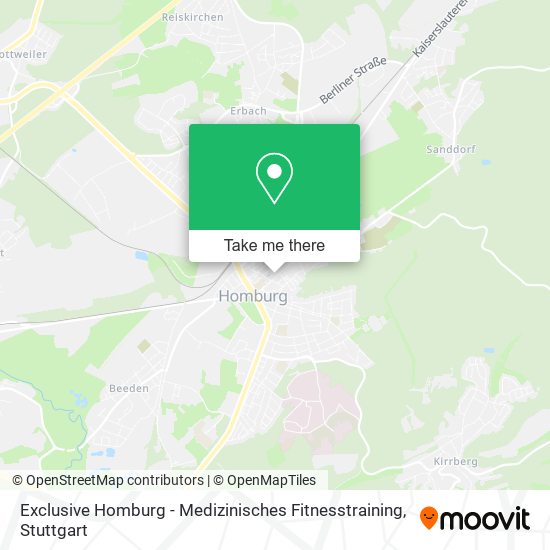 Карта Exclusive Homburg - Medizinisches Fitnesstraining