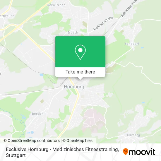 Карта Exclusive Homburg - Medizinisches Fitnesstraining