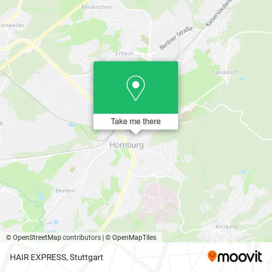 Карта HAIR EXPRESS