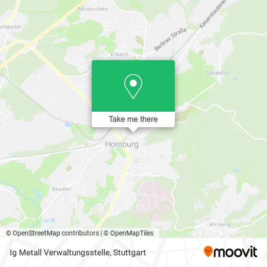 Карта Ig Metall Verwaltungsstelle