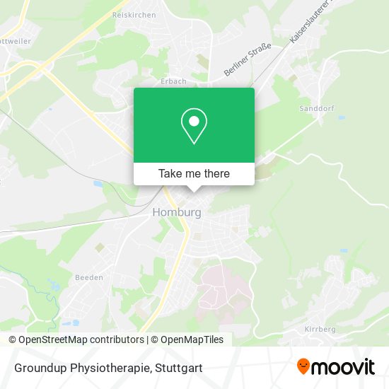 Карта Groundup Physiotherapie