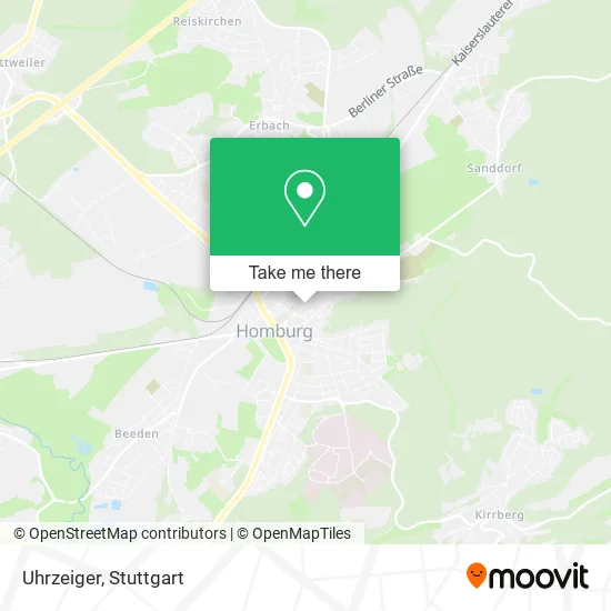 Карта Uhrzeiger