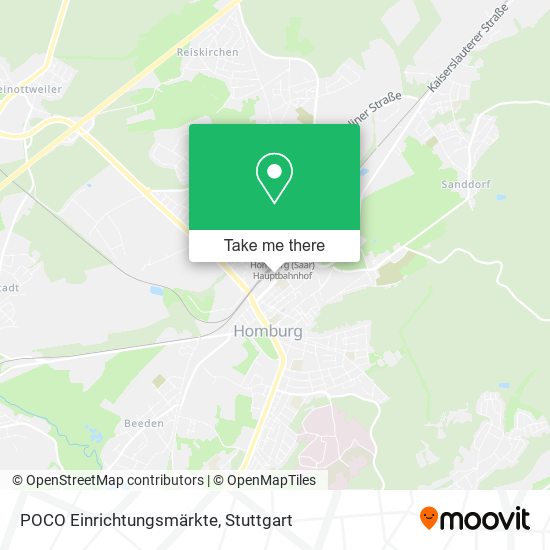 Карта POCO Einrichtungsmärkte