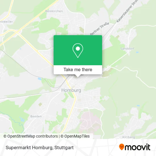 Карта Supermarkt Homburg