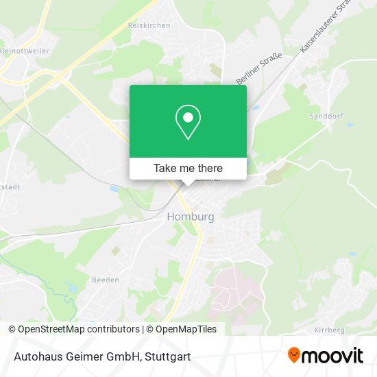 Autohaus Geimer GmbH map