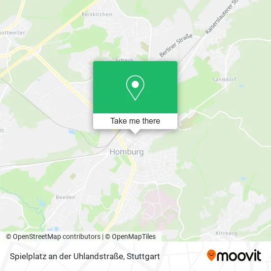 Карта Spielplatz an der Uhlandstraße