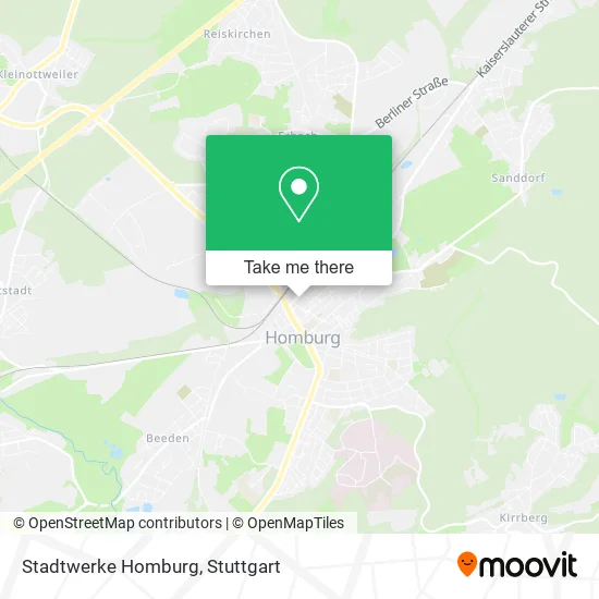 Карта Stadtwerke Homburg
