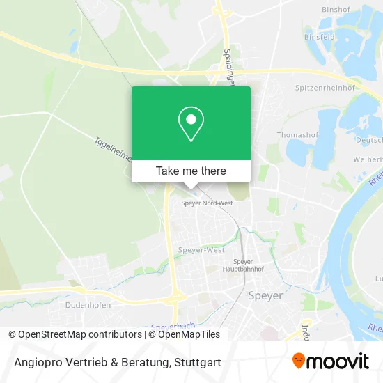 Карта Angiopro Vertrieb & Beratung