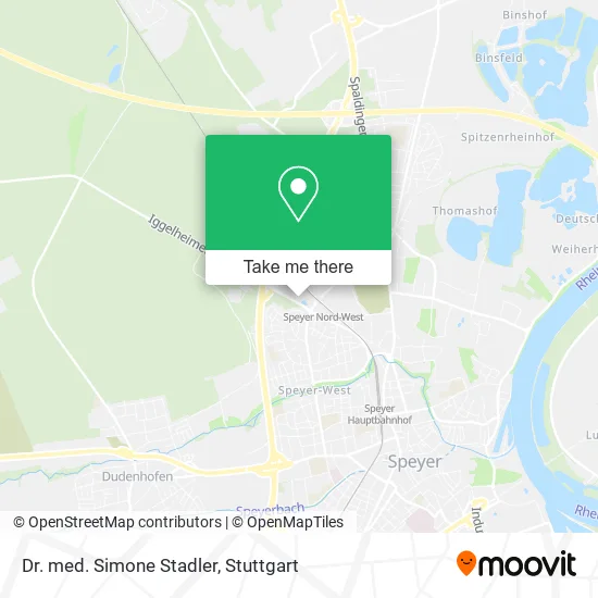 Карта Dr. med. Simone Stadler