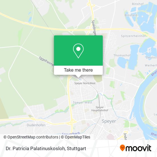 Dr. Patricia Palatinuskosloh map