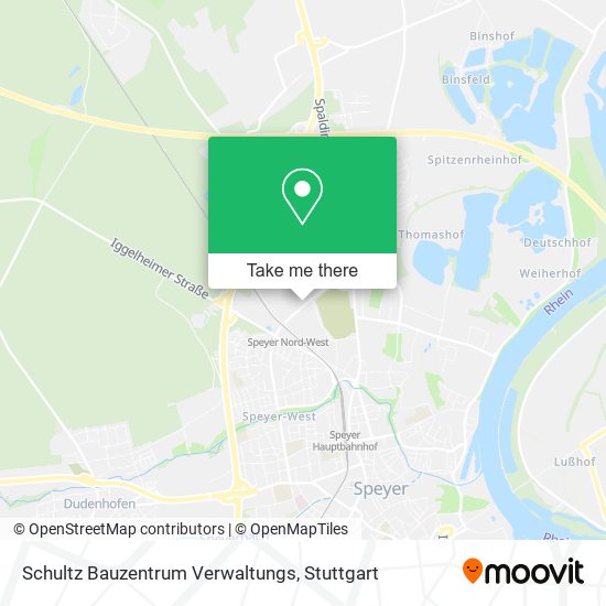 Schultz Bauzentrum Verwaltungs map