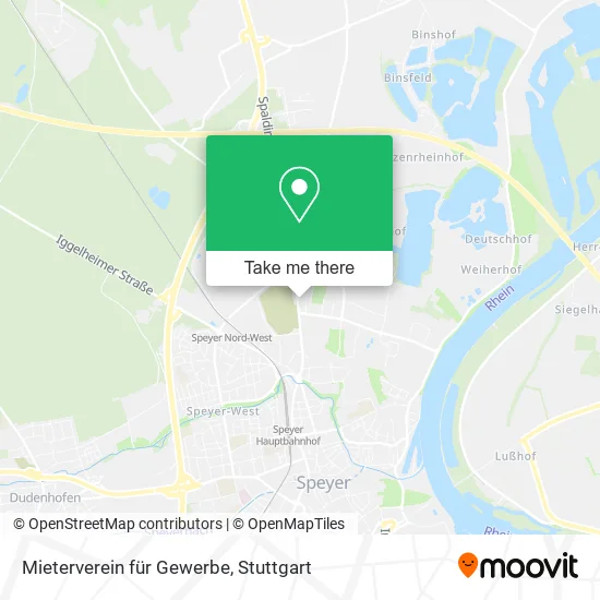 Карта Mieterverein für Gewerbe