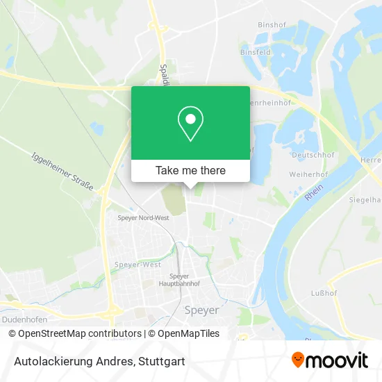 Карта Autolackierung Andres