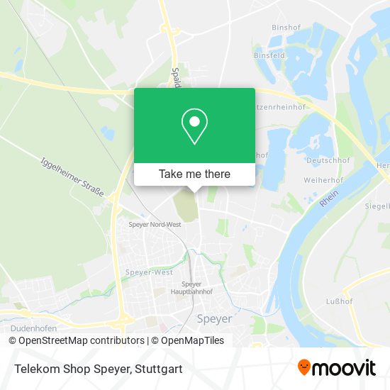 Telekom Shop Speyer map