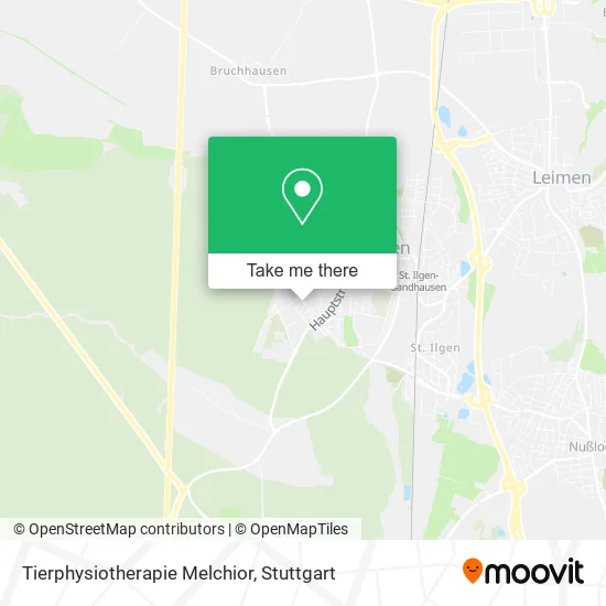 Карта Tierphysiotherapie Melchior