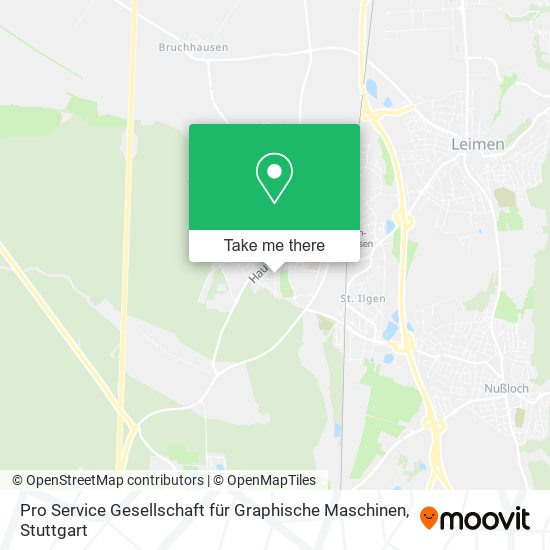 Pro Service Gesellschaft für Graphische Maschinen map